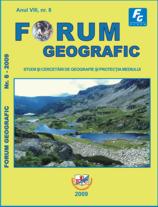 Coperta Revista Forum Geografic nr 8
