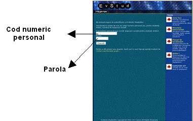 Aplicatia Evidenta studentilor la adresa de Internet   http://cis01.central.ucv.ro/evstud   pentru aflarea situatiei scolare