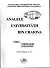 Annales de l’Universit de Craiova, Srie Psychologie. Pdagogie. 9 - 10