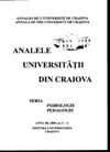 Annales de l’Universit de Craiova, Srie Psychologie. Pdagogie. 5 - 6